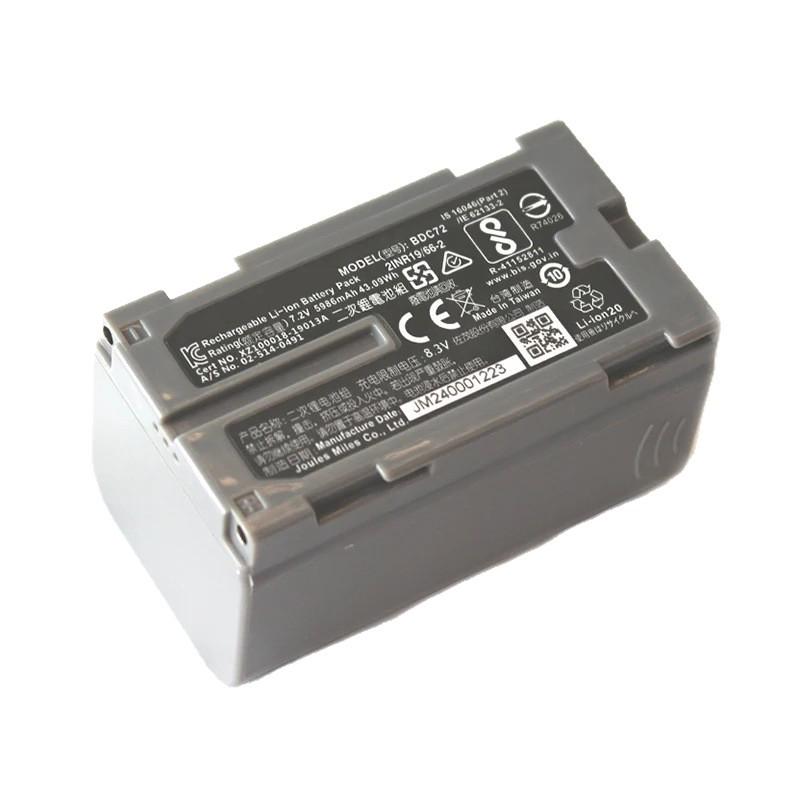 BDC72 Rechargeable Lithium Battery for Topcon GM-52 Total Station Survey Instruments