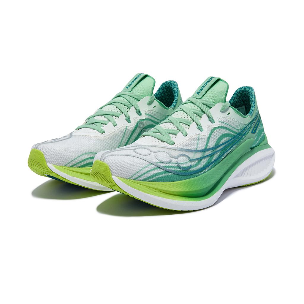 Saucony Endorphin Pro 5 Woven Rebound Marathon Training Long Distance Running Racing Running Shoes Unisex Green S31064-503