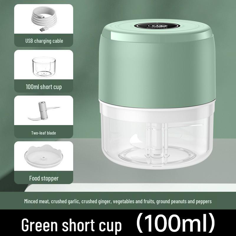 Premium Electric Garlic Masher & Grinder - Automatic Garlic Paste Maker & Food Processor