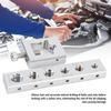 Nut Bolt Drill Jig Kit, Carbon Steel Safety Wire Drill Set, Wire Lock Nut and SAE Bolt Drill Jig for Maintenance, Quick and Accurate Lateral Drilling