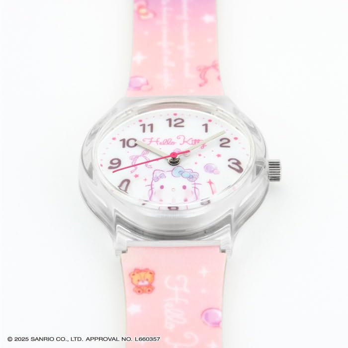 Sanrio J-AXIS My Melody Plastic Case Watch CR2C0007-MM Women's Pink