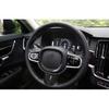 For Volvo XC90 2016- ABS Carbon Fiber Steering Wheel Cover Panel Trim 1PCS