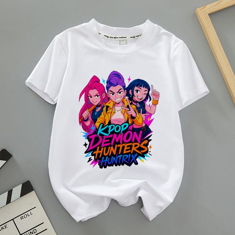 Cartoon Anime Printed Summer Comfortable Loose Soft Breathable Women's T-shirt- Soft Medium Stretch Polyester Fabric Summer Relaxed Fit Clothing