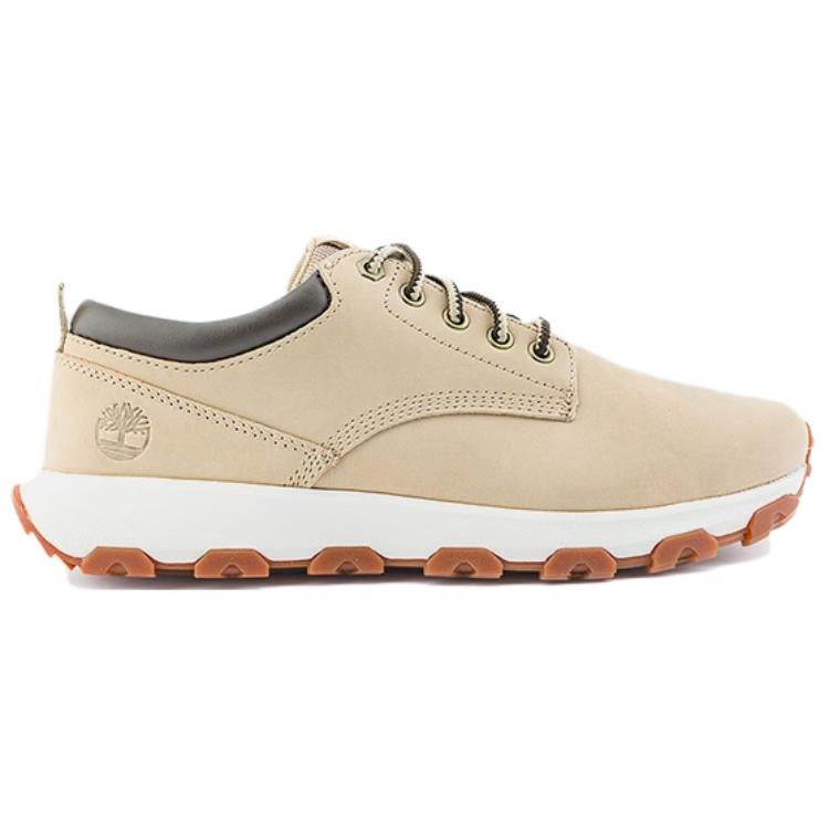 Timberland Comfortable Versatile Slip-Resistant Durable Lightweight Rebound Low-Top Casual Shoes Men Casual Shoes Light-Beige A6791