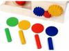 Montessori Color & Shape Recognition Building Blocks for Toddlers