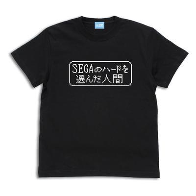 [Official] 2D Isekai Ojisan The Man Who Chose SEGA's Hardware T-Shirt BLACK L Size