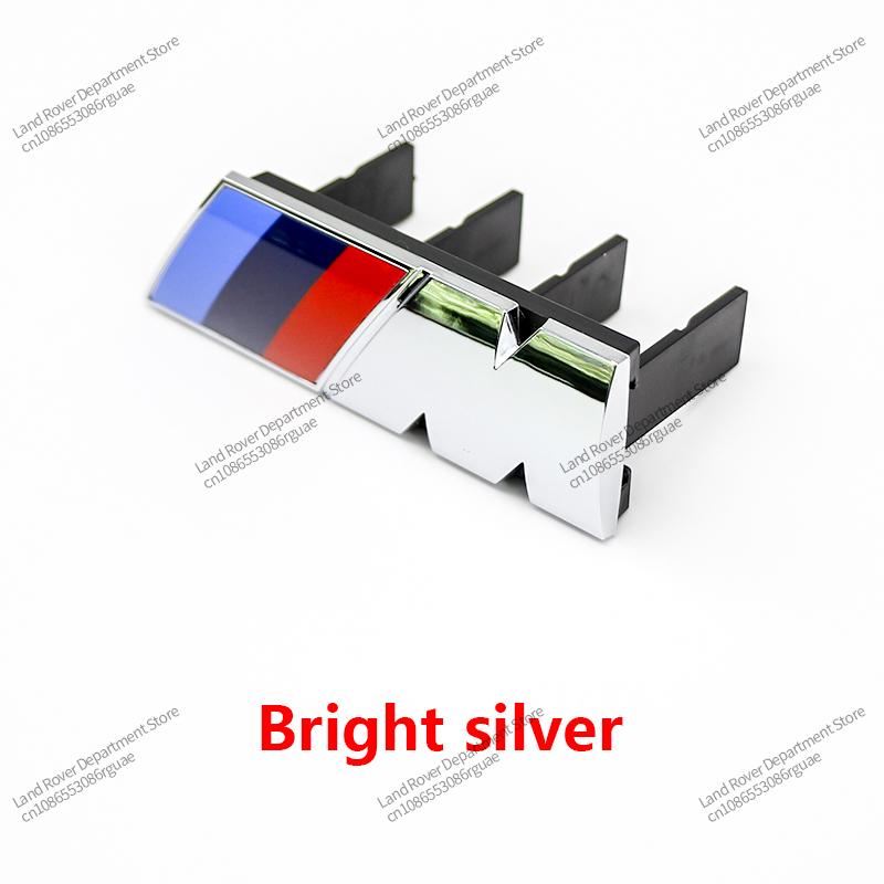

3D ABS Car Styling Front Grille Badge Emblem M Logo For BMW F48 G01 E84 E46 X1 X2 X3 X4 X5 X6 E83 F39 F30 Decoration Accessories 7.3x2.3cm срібний