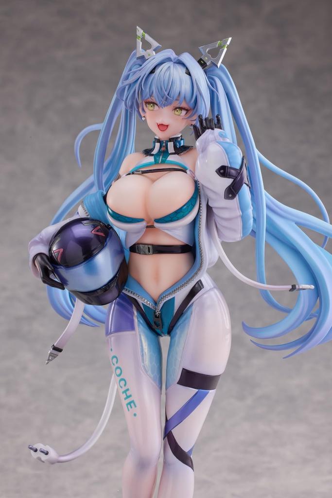 1/7 Maßstab PVC & ABS bemalte Figur von "Motorradmädchen Ayla" basierend auf Mishnes Originalillustration