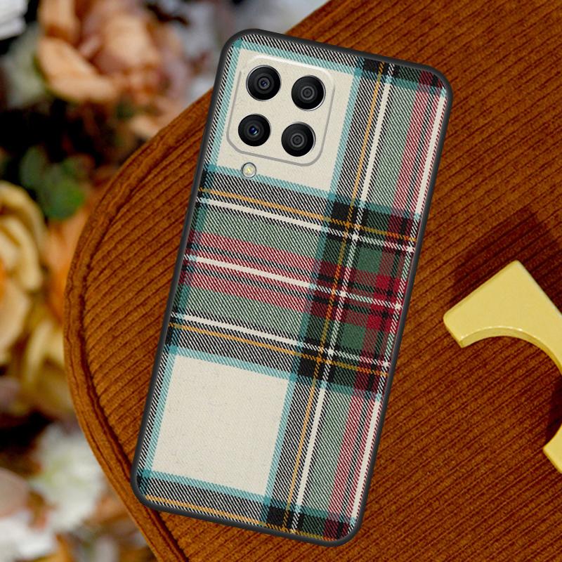 Clan Stewart Tartan Plaid Pattern For Samsung Galaxy M32 M52 M12 M55 M15 M13 M23 M33 M53 M20 M21 M51 M34 M54 M30s M31s Case