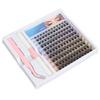 DIY Eyelash Extension Kit 120pcs Clusters 8‑16mm Individual Lash Extension Kit with 2ml Dual Use
