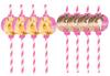 Straws Tubes Horses Ponies Pony Birthday 8 Pcs.