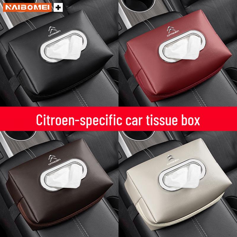 Fits Citroen Models: C3, C4, Elysee, C5, C5 Aircross, C6 - Tissue Box, Armrest Box, Seat Back Tissue Pack.