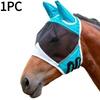 1 Stück neue atmungsaktive Pferdemaske Anti-Mücken Fliegen Pferdemaske Reitsportbedarf