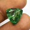 Natural Green Emerald Loose Gemstone 7.55 ct Trillion Cut for Jewelry Making and Gem Collections