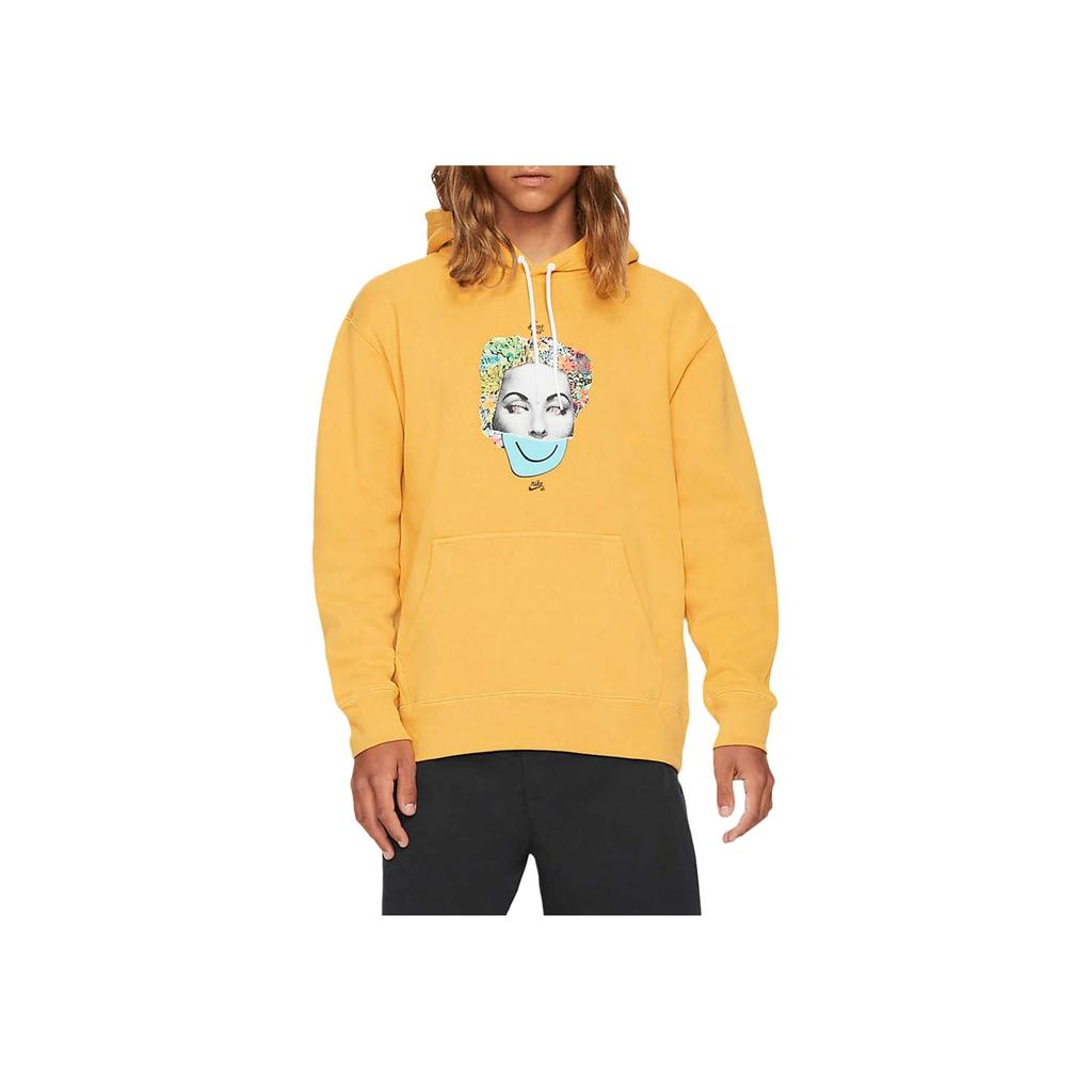 Nike SB X The Killing Floor Graphic Print Hoodie Asian Edition Men Hoodie Yellow CW7152-213