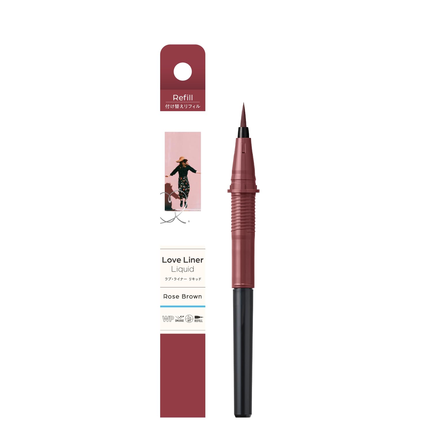

msh Love Liner Liquid Eyeliner R4 Refill RZB Rose Brown Refill LoveLiner (0.55mL)