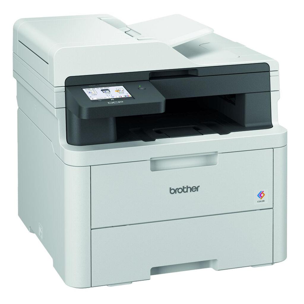 Brother DCP-L3560CDW Multifunction Printer Color LED 26 Ppm Black/White