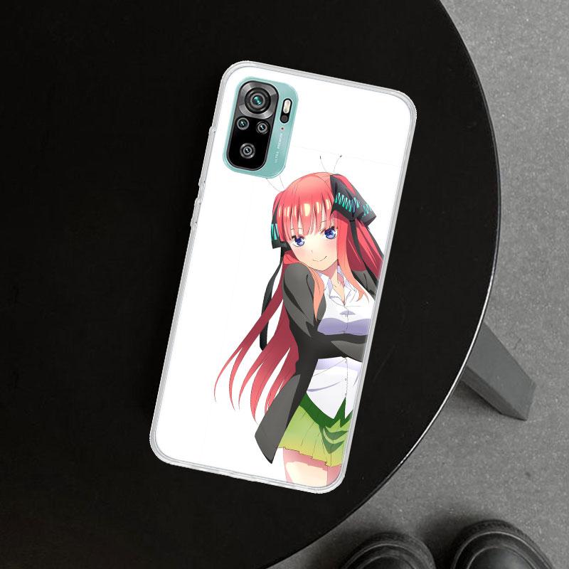 Nino Nakano Anime Phone Case Cover for Xiaomi Redmi Note 15 14 13 12 11 Pro Plus 14S 12S 11S 11T 11E 10S 10 Customized Fundas Re