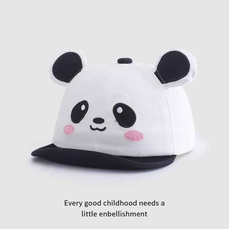 Baby Hat Spring and Autumn Cute Baby Super Cute Sun Visor Baseball Hat Soft Brim Baby Versatile Baseball Cap Fashionable