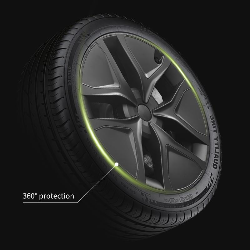 4pcs for Tesla Model Y 2025-2026 Juniper 19 inch Web Hub Caps Car Hub Caps Full Rim Covers Replacement Wheel Cover Accessories