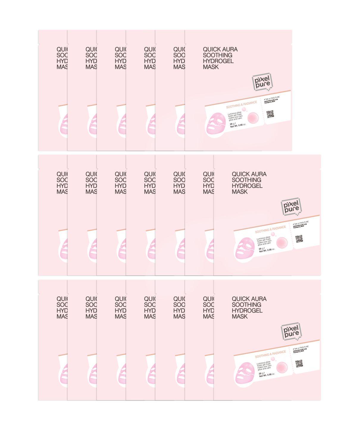 Pixel Pure Quick Aura Soothing Hydrogel Mask (20 sheets)