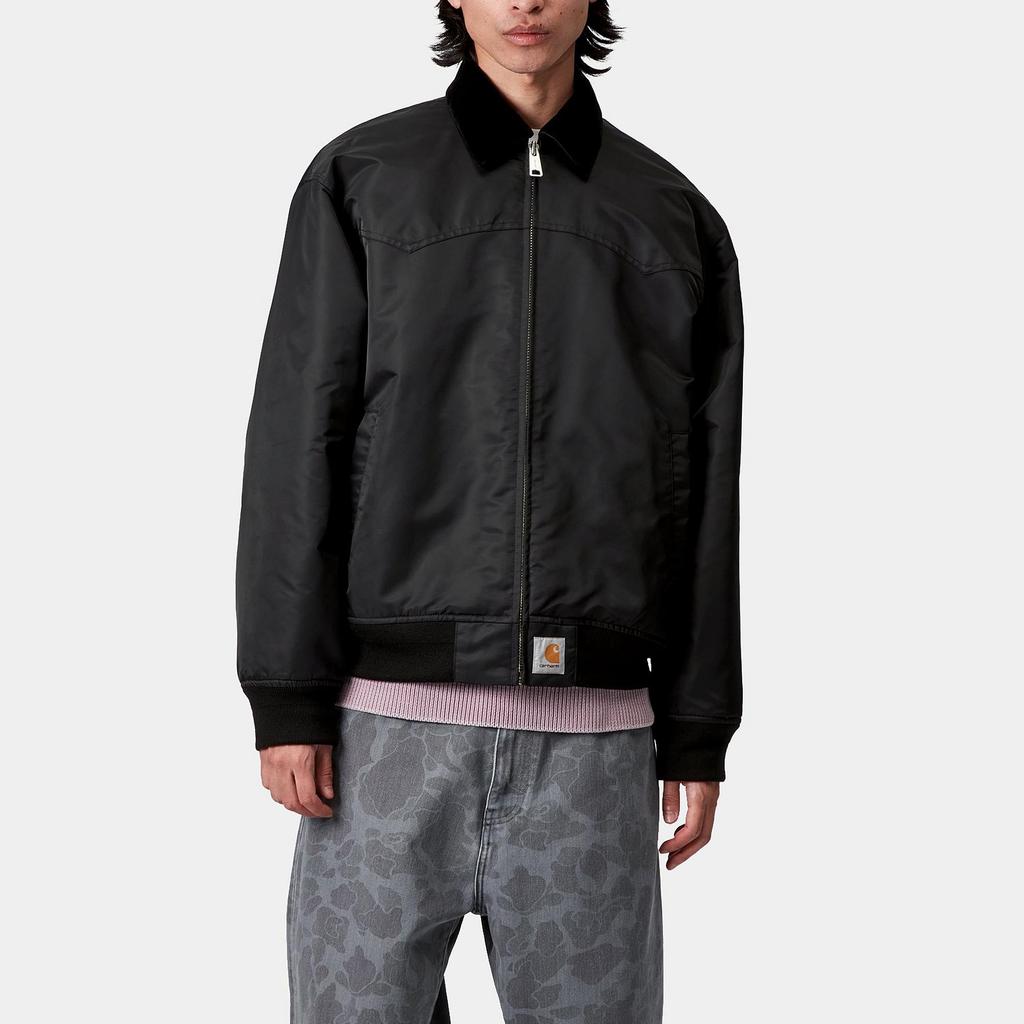 Carhartt WIP FW25 Santa Fe Alumni Jacke Klassisch Locker Reißverschluss Diamantsteppung Langarm Jacke Herrenjacken I035147-31Y-XX