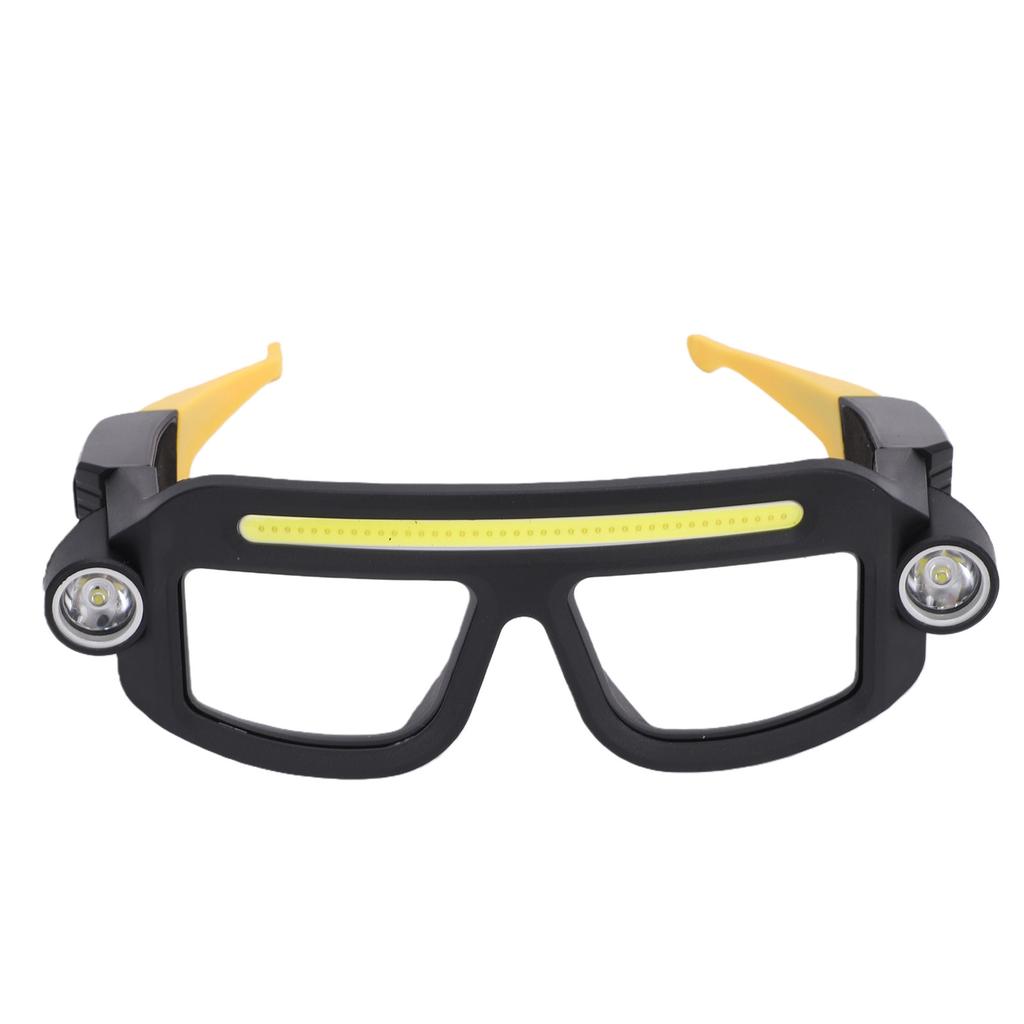 Headlamp Glasses Dual Light Source 5 Modes Water Proof Rechargeable LED Headlight Glasses