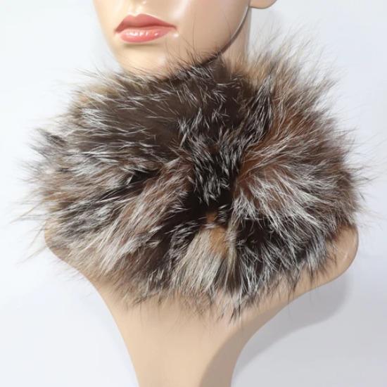 Nowy Szalik z Prawdziwego Futra Lisiego Opaski Futrzane Kobiety Zima Szaliki z Futra Lisiego Luksusowy Ocieplacz na Szyję Dobra Elastyczność Naturalne Futrzane Mufki