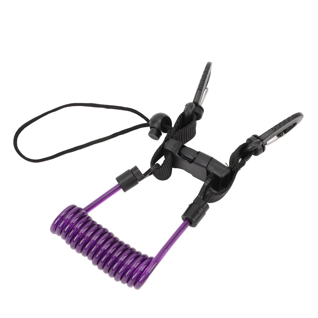 Tauchkamera Lanyard Schnellverschluss Schnalle Edelstahl Draht Feder Spiralförmig Aufgerolltes Kamera Lanyard für