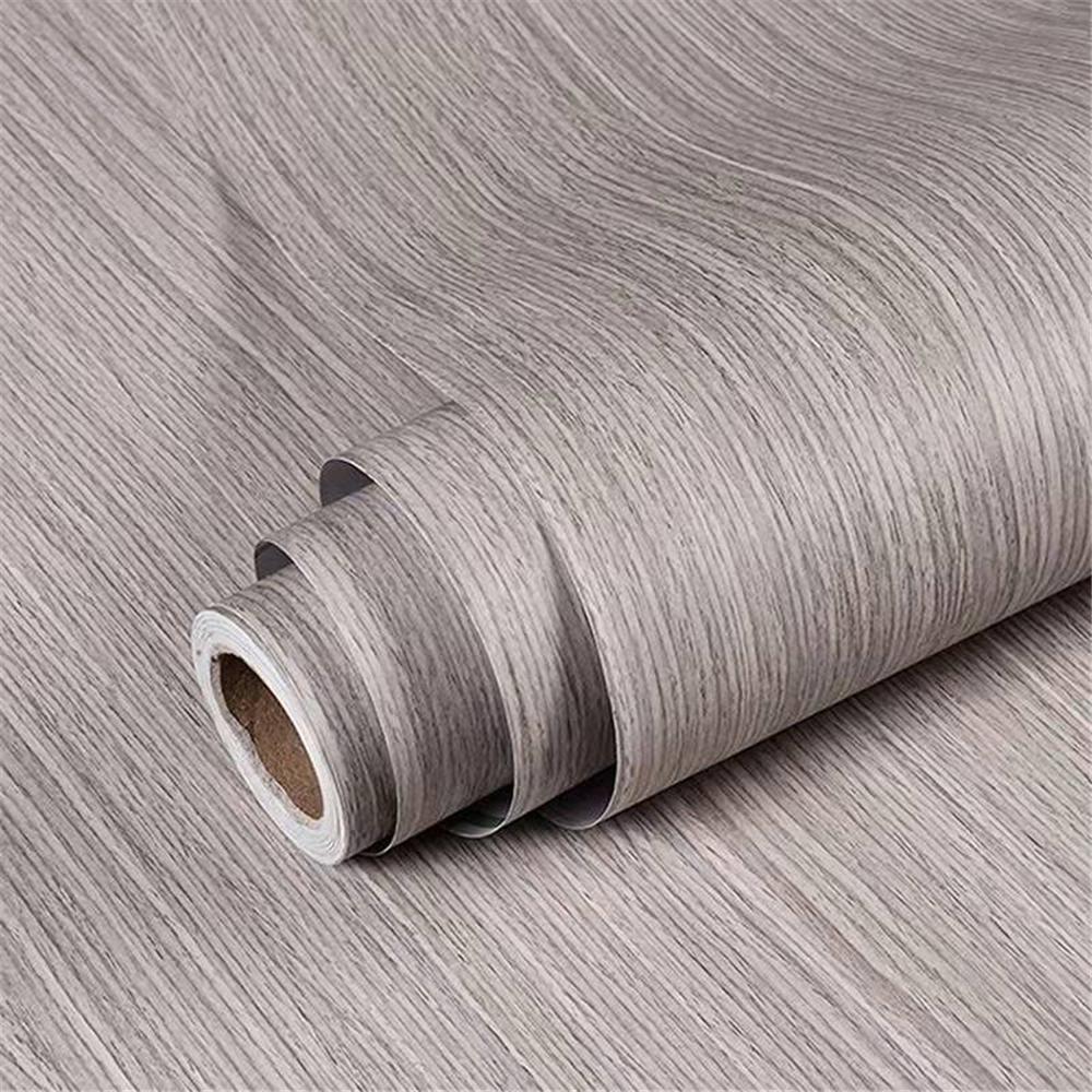 40Cm Width Wood Grain Pvc Wall Cover For Door Wardrobe Cupboard Table Furniture Water-Repellent Self Adhesive Decals Home Decor Film