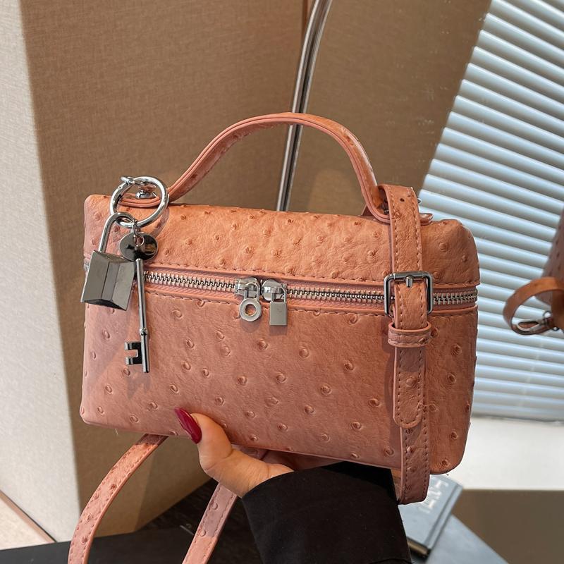 2026 spring new bucket bag casual texture commuter portable shoulder messenger bag women's bag