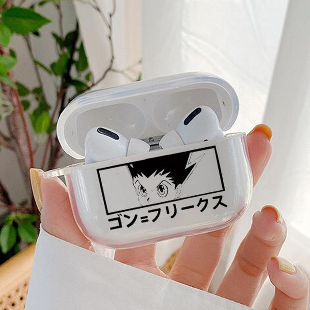 Hunter x Hunter HXH Anime Hunter X hunter 3 Air pod Hoesje voor Airpods 2 1 Hoesjes Voor Air pod pro Doorzichtig Schattig Zacht transparant Coque