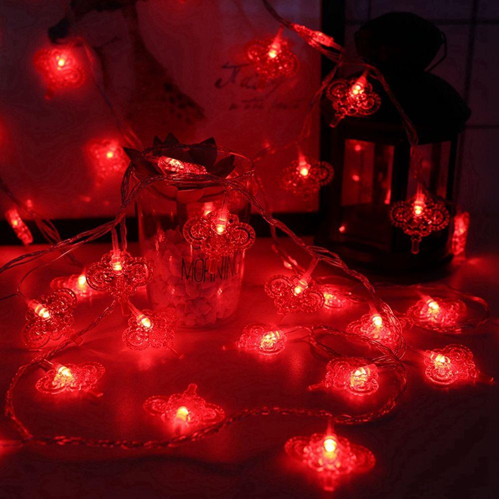 Festival Party Supplies New Year Night Lights String Light Red Lantern Lantern Lamp Lights Decor