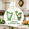  St. Patrick'S Day Acrylic Ornament | Leprechaun & Shamrock & Harp Irish Decor, Lucky Green Hanging Decoration for Home, Kitchen, Party | Classic 