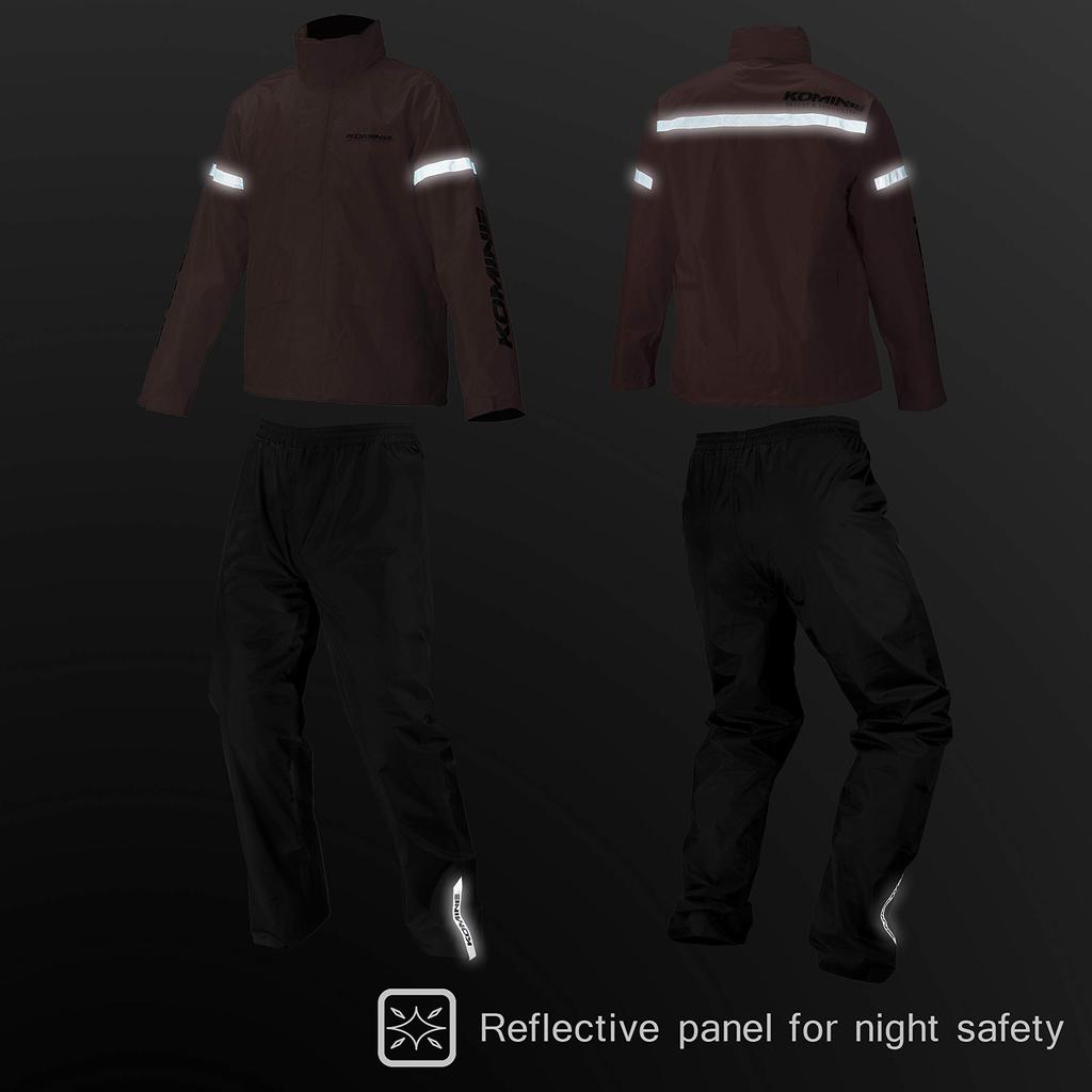 KOMINE Motocykl STD Rain Wear 896 Rain Gear Černá L RK-543 03-543 Pánské