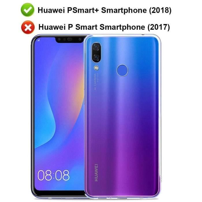 Coque de Protection - Huawei - P Smart Plus 2019 - Silicone TPU - Antichoc - Transparent