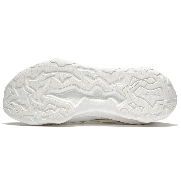 Li Ning Jackie Chan Series Lightweight Peak Flow Low-Top Sports Casual Shoes Men Sneakers Champagne-White AGLS075-2