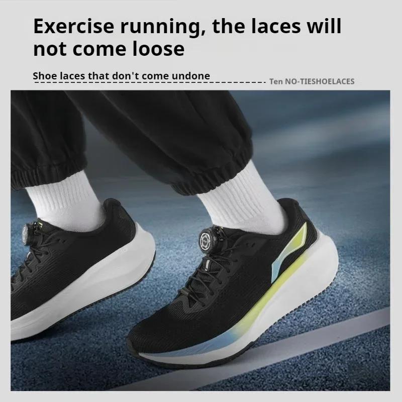 New Automatic Shoelaces Without Ties Black White Swivel Buckle Shoe Laces Thick Rope Sneakers Easy Installation No Tie Shoelace