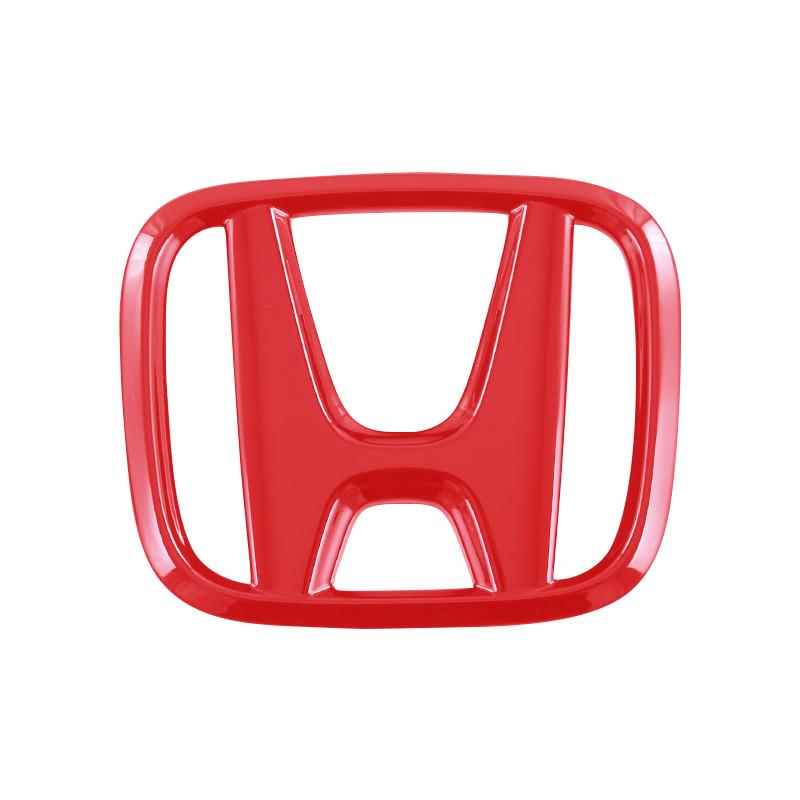 

42*50ММ Наклейка с логотипом эмблемы центра рулевого колеса автомобиля Аксессуары для Honda CRV HRV Civic Accord Fit Jazz City Odyssey red