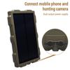 Solarpanel für Infrarot-Jagdkamera, Solaraufladung im Freien, sonnenbetrieben, wiederaufladbar