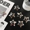 20 PCS 1.22 Inches Star Hair Clips Snap Star Hair Barrettes Cute Lovely Accessories, Non Slip Clips for Girls Women 2000s Y2K Silver Metal Hair Clips
