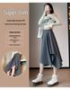 Korean Style Slim Swing Skirt for Women - Spring, Summer & Autumn Mid-Length Trend