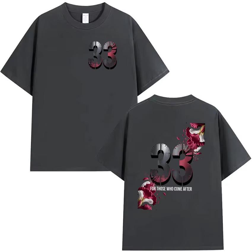 

Hot Game Clair Obscure Expedition 33 Pattern Tshirt 2026 Summer Luxury Fashion Cotton Tshirt Y2k Street Wear for Men Women M