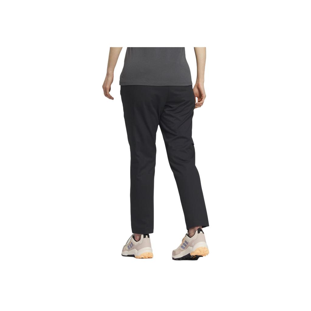 Adidas Solid Color Outdoor Sun Protection Straight Leg Sports Pants Men Pants Black IL8903