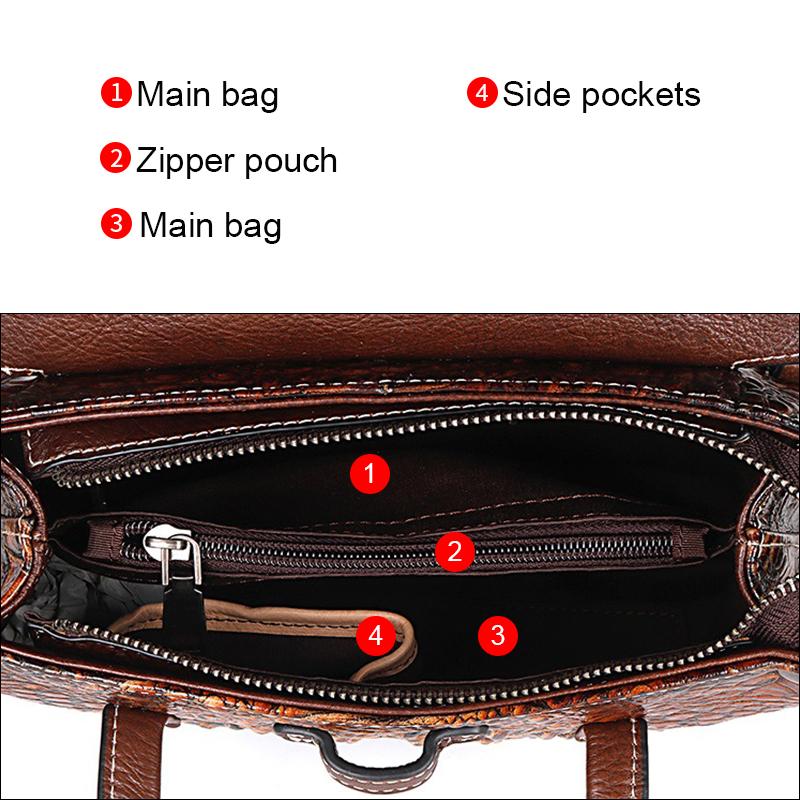 Женская сумка из натуральной кожи — фото 4