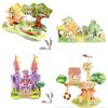 Kinder 3D Puzzle Papier DIY Lernspielzeug Kreatives Bauset für Kinder