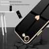Coque pour iPhone 17e, Silicone Motif Cœur Anti-Rayure Slim Antichoc - Noir - 2 Verres Trempés