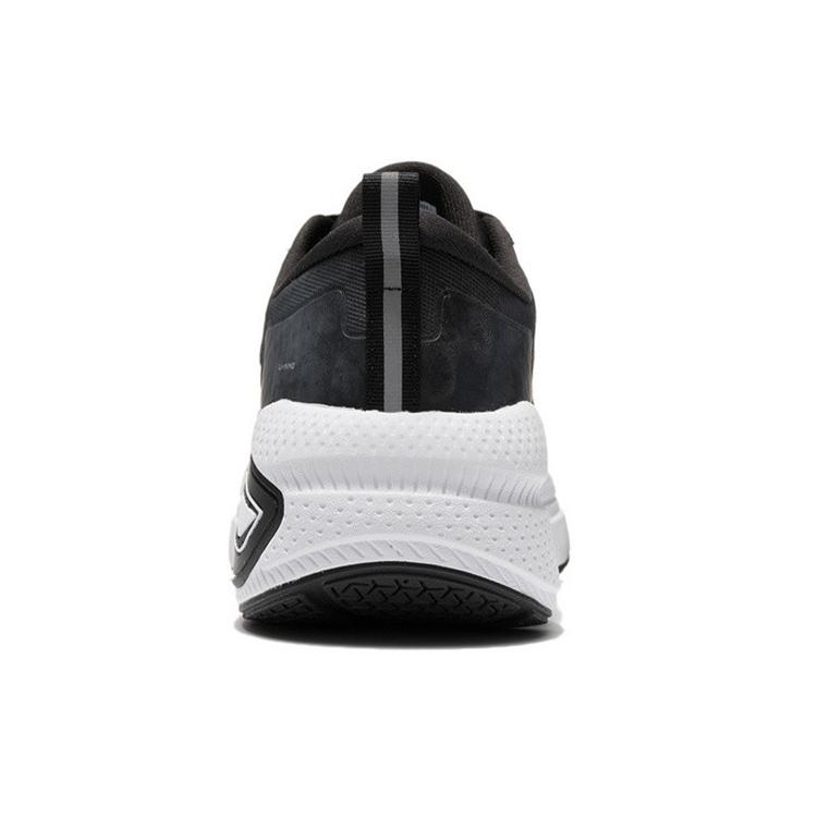 Li Ning Cushioning Slip Resistant Abrasion Resistant Low top Casual Shoes Men's Black AGLR331-1