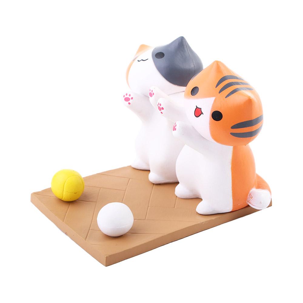 Doll ornaments Toy Figures Cute Cat Cat Desk Holder Phone Holder Lazy Holder Action Figures