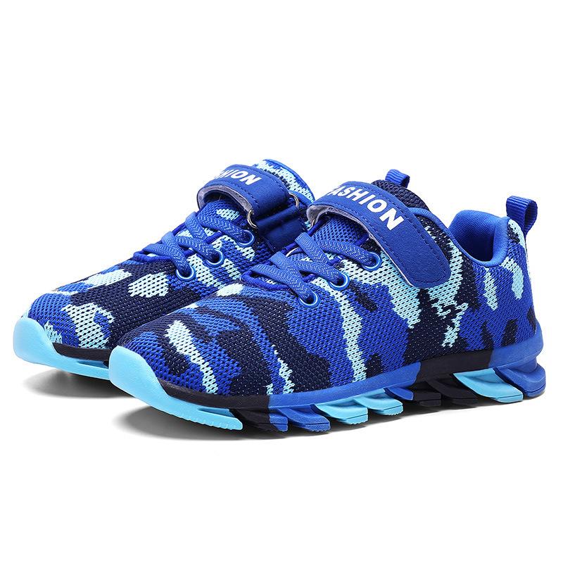 Children's military training shoes boys summer camp boys camouflage shoes 2025 spring and summer training middle and large children's sports shoes 